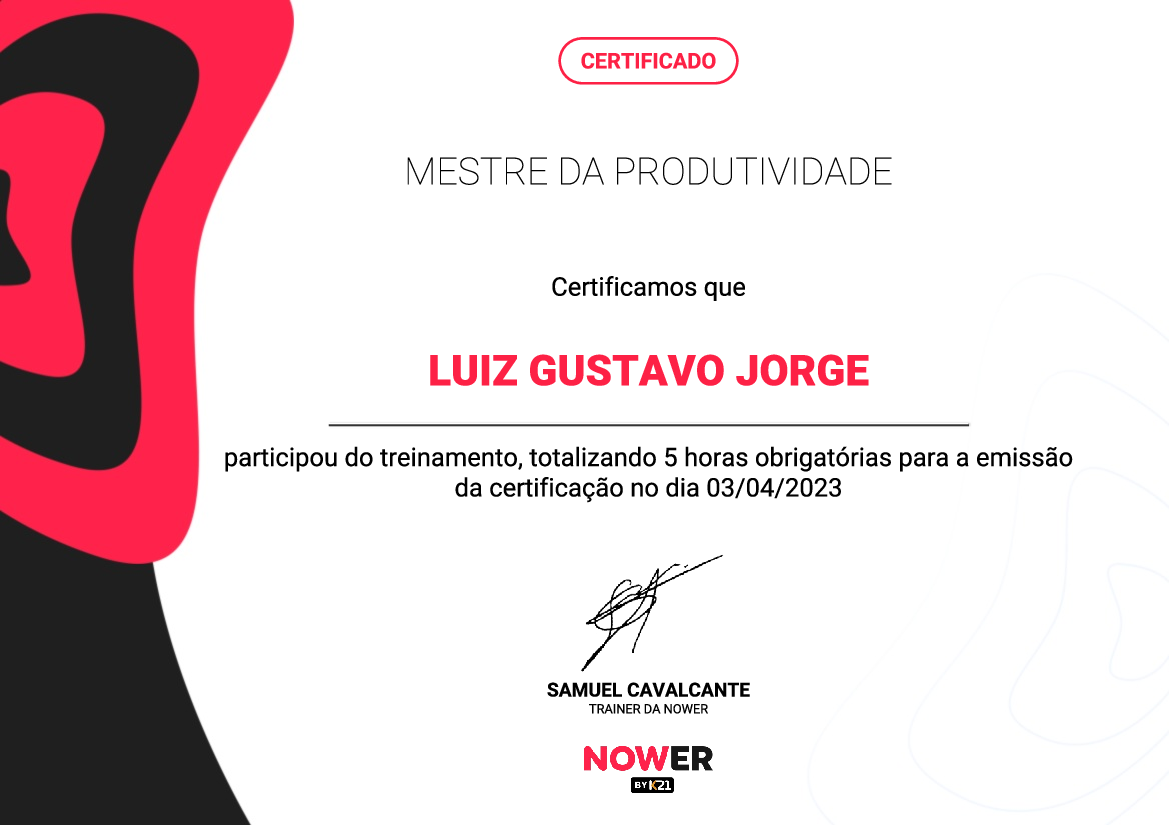 Certificado K21